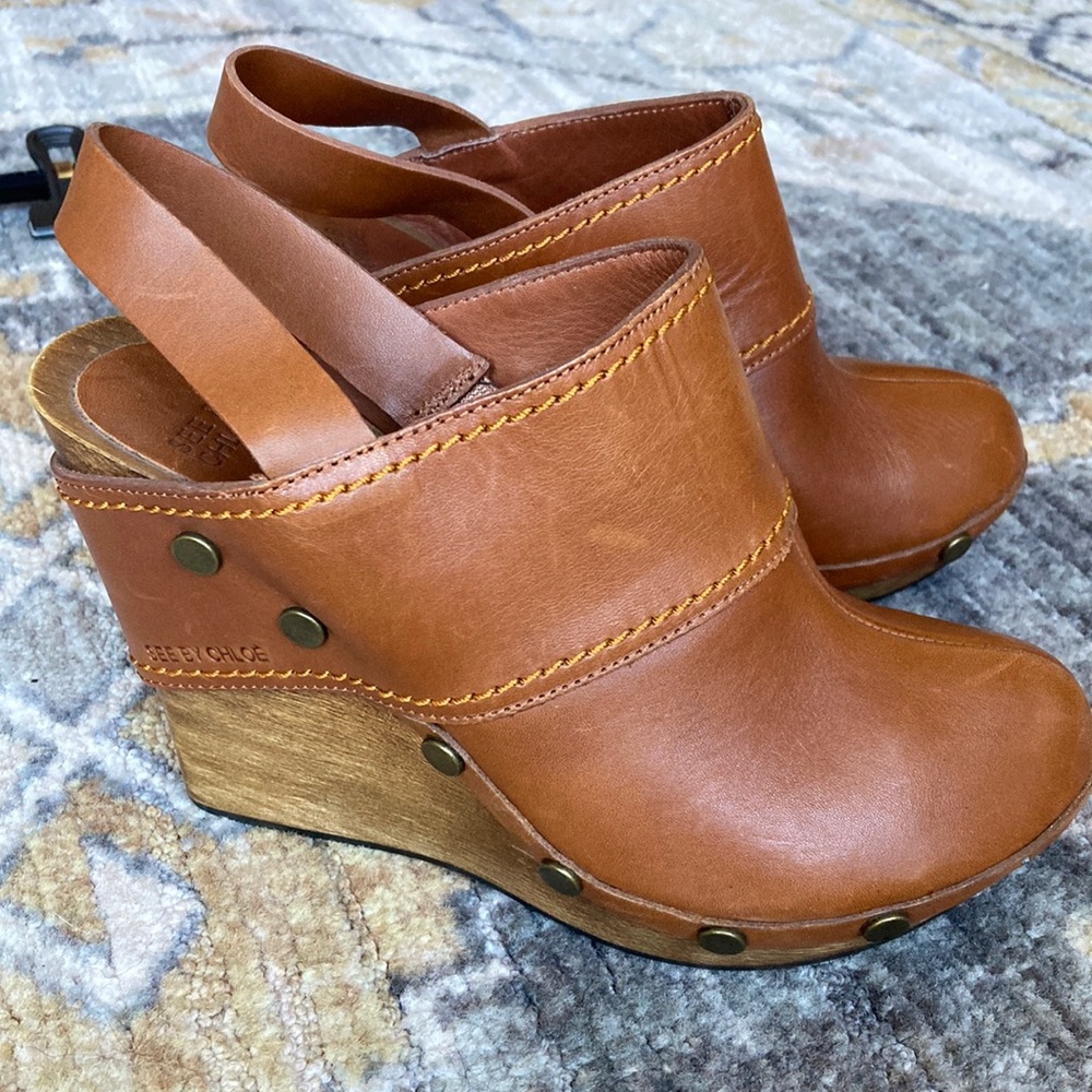 See by Chloe clogs